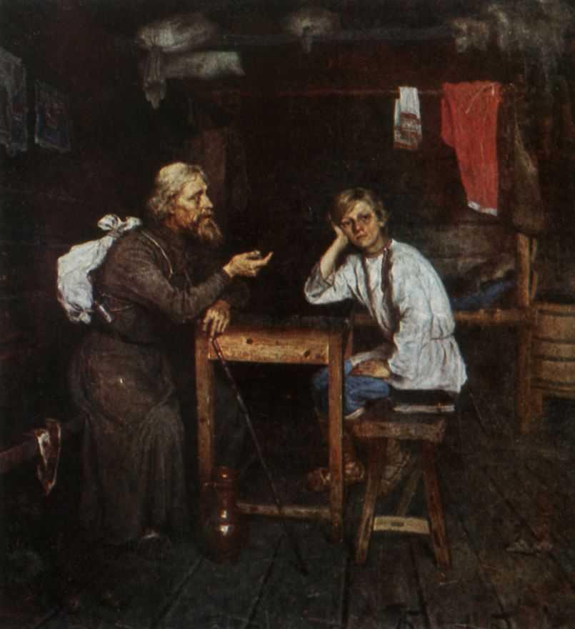 1889-Bogdanov-Belsky-It's a future inok-Будущий инок