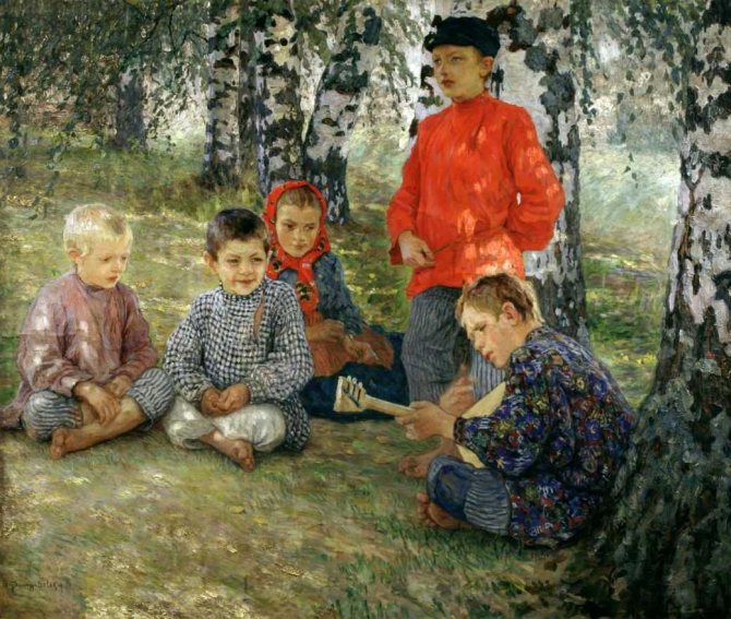 1899-Bogdanov-Belsky-It's the master-Богданов-Бельский-Виртуоз