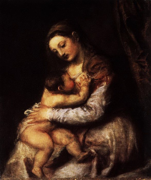 . Мадонна и дитя, 1565-70 (587x700, 106Kb)