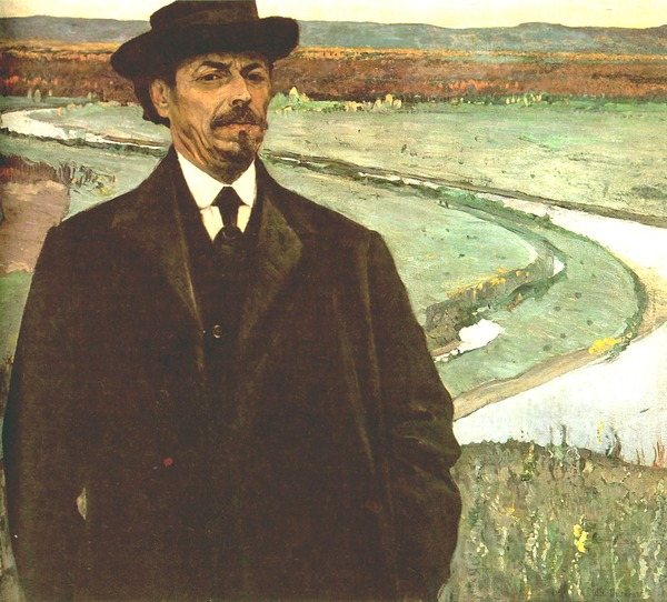 Нестеров, Михаил Васильевич, Автопортрет, 1915, ГРМ