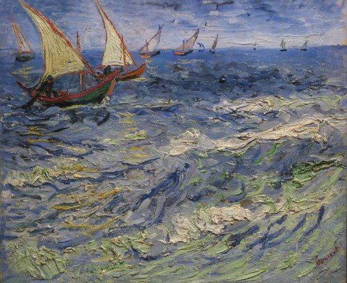 Описание картины винсента ван гога «море в сент-марье»
