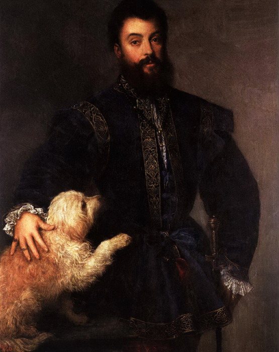 Портрет Федерико II Гонзага, герцога Мантуа, ок.1525, Музей Прадо, Мадрид Дерево, масло (555x700, 106Kb)